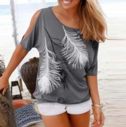 Casual Sleeveless Summer Top (Color: Gray, size: large)