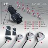 Golf Adult Packages Sets for Men 12/14/16 Piece Set RH Black/Red