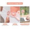 Summer Portable Mini Fan 3 Speed Adjustable Fan USB Rechargeable