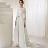 White Bridal Jumpsuit with Cape