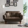 SOFA BED SLEEPER WITH 2 PILLOWS  FABRIC