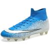 New Football Shoes Man Soccer Boots Artificial Grass Original Superfly High Ankle Kids Shoes Crampons Outdoor Sock Cleats Shoes