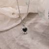 925 Sterling Silver Love Pendant Female European And American Ins Fashion Retro Light Luxury Bead Heart Necklace