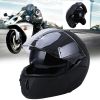 M L XL XXL Adult Helmet Flip up Modular ATV Full Dual Visor Motocross Gloves DOT