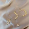 Wholesale Metal Wheat Ear Pendant Jewelry Necklace Set