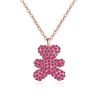 Fashion Diamond Necklaces Bear Clavicle Chain