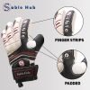 Sable Hub Goalkeeper Glove Cotton Material Football Gloves Protection | Super Grip Palms | Comfortable for Kids, Children & Adults