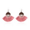 Bohemian Jewelry Fashion hollow round Women Boho Tassel Earrings