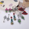 Bohemian Boho Rhinestone Drop Earrings Vintage Style Earrings For Women