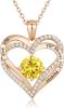 Heart Pendant Necklaces for Women 925 Sterling Silver