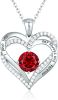 Heart Pendant Necklaces for Women 925 Sterling Silver