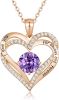 Heart Pendant Necklaces for Women 925 Sterling Silver