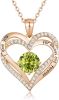 Heart Pendant Necklaces for Women 925 Sterling Silver