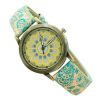 Pretty Patterns Watch With Henna Style Belt And Mandala Dial