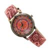 Pretty Patterns Watch With Henna Style Belt And Mandala Dial