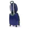 2 PCS Kids Luggage Set, 12" Backpack and 16" Spinner Case with 4 Universal Wheels, Travel Suitcase for Boys Girls