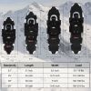 Lightweight Snowshoes, Aluminum Alloy Terrain Snowshoes, Winter Fun Equipment for Unisex,21/25/28/30 inches