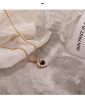 925 Sterling Silver Love Pendant Female European And American Ins Fashion Retro Light Luxury Bead Heart Necklace