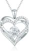 Heart Pendant Necklaces for Women 925 Sterling Silver