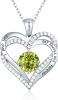 Heart Pendant Necklaces for Women 925 Sterling Silver