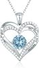 Heart Pendant Necklaces for Women 925 Sterling Silver