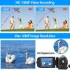 HD 1080P Digital Video Camcorder 2.7in 16X Zoom DV Camera 270Ã‚Â° Rotation Rechargeable Kid Camera w/Fill Light Selfie