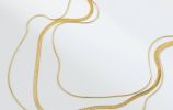 Triple Snake Chain Necklace Women's Stacked Jewelry 14k Gold Plated Stainless Steel