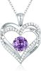 Heart Pendant Necklaces for Women 925 Sterling Silver