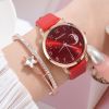 Ladies Quartz Watch Bracelet Set