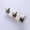 Trustmade 2 Functions Complete Shower Fixtures, 3 Knob Handles Complete Shower Systems, 10 inches Matt Black - 2W03
