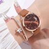 Ladies Quartz Watch Bracelet Set