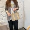Wholesale Ladies Woven Handbag Beach Bag Multicolor