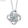 Wholesale Four Leaf Clover Pendant Jewelry Necklace