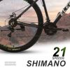 27.5 inch Aluminum Mountain Bike for Woman Men Adult Mens Womens, Multiple Colors