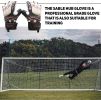 Sable Hub Goalkeeper Glove Cotton Material Football Gloves Protection | Super Grip Palms | Comfortable for Kids, Children & Adults