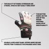 Sable Hub Goalkeeper Glove Cotton Material Football Gloves Protection | Super Grip Palms | Comfortable for Kids, Children & Adults