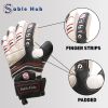 Sable Hub Goalkeeper Glove Cotton Material Football Gloves Protection | Super Grip Palms | Comfortable for Kids, Children & Adults