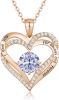 Heart Pendant Necklaces for Women 925 Sterling Silver