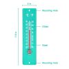 Gardtech Vertical Outdoor Thermometer with Double Scale; 7.8 inch Wall Temperature for Garden; Greenhouse; Field; Balcony