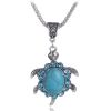 Wholesale starfish butterfly owl elephant turquoise peacock necklace