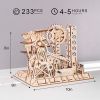 Robotime ROKR 3D Wooden Puzzle Marble Race Run Maze Balls Track Coaster Model Building Kits Toys for Children Drop Shipping