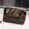 Wholesale Large capacity transparent cosmetic bag